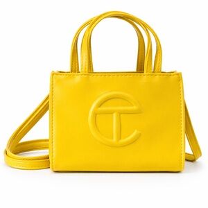 Telfar Bright Yellow Mini Shopping bag